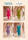Nova By Clysi Viscose Thread Work Butti Kurti With Bottom Wholesalers In Surat